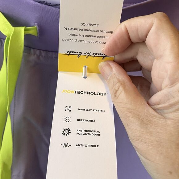 NWT Light Purple Figs Woman’s 3XLT Jogger Scrub Pants Technical Collection - Picture 10 of 16